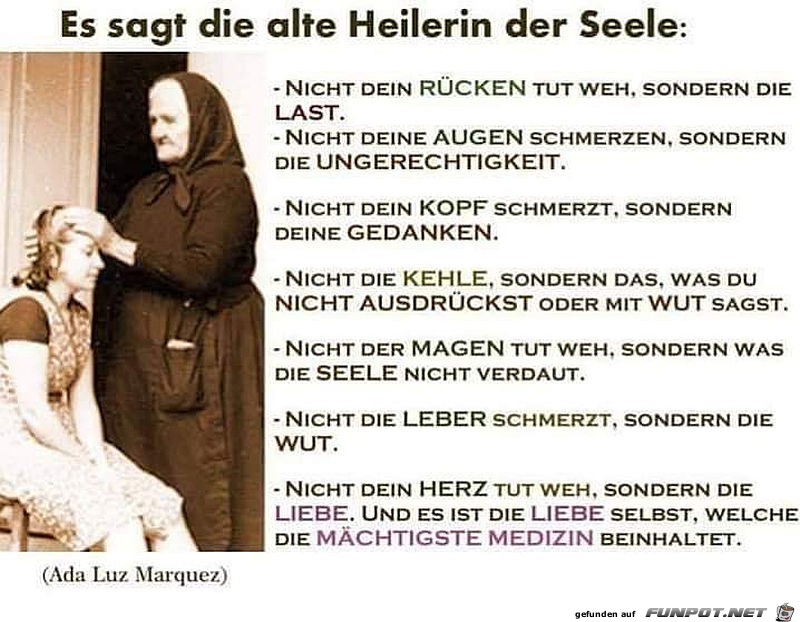 Die alte Heilerin Die alte Heilerin