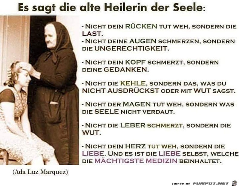 Die alte Heilerin