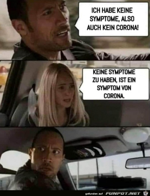 Keine Symptome vorhanden