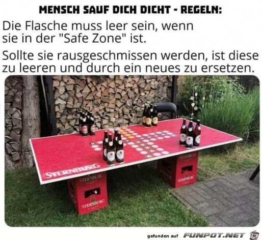 Regeln frs Sauf-dich-dicht-Spiel