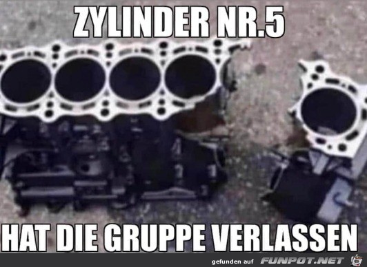 Einer hat die Gruppe verlassen