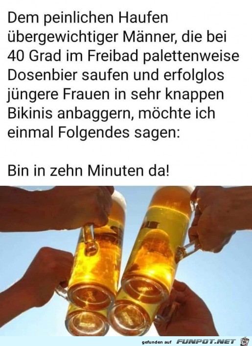 Immer im Freibad