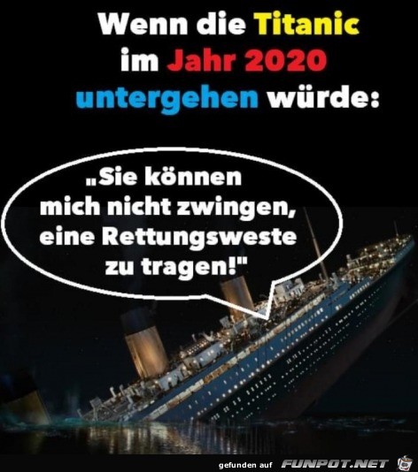 die Titanic im Jahr 2020