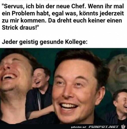 Du kannst mit jedem Problem kommen