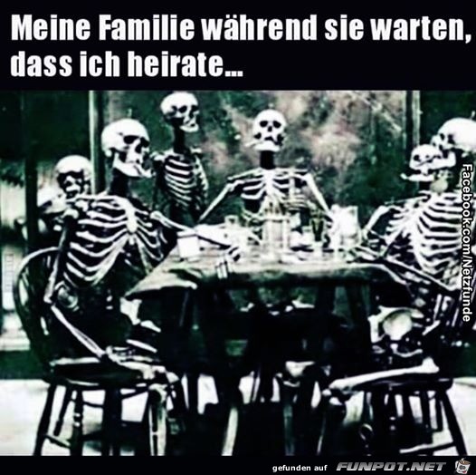 Meine Familie whrend sie warten, dass ich heirate