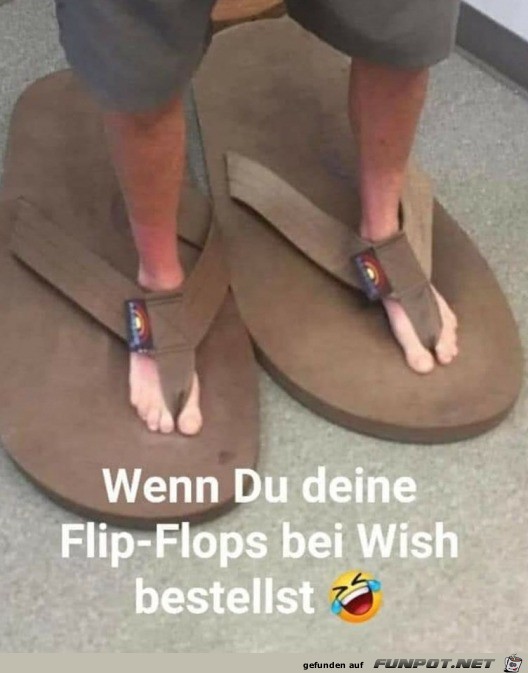 Flip Flops von Wish