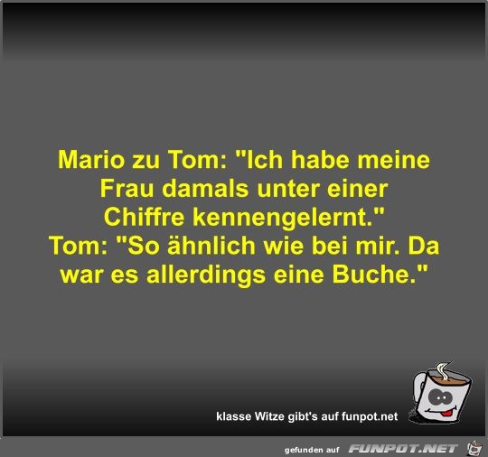 Mario zu Tom