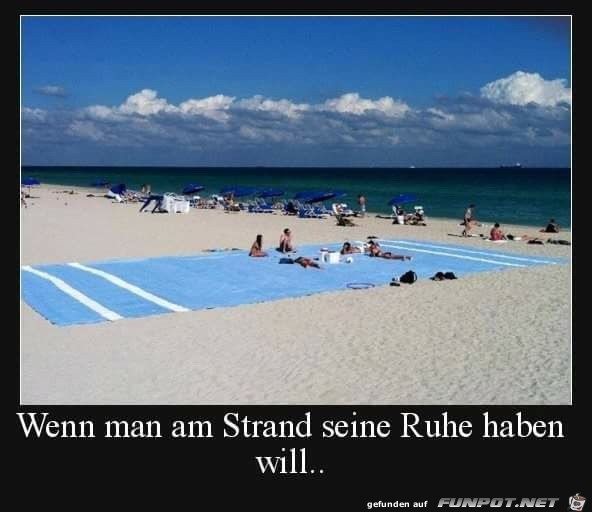 Ruhe am Strand