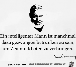 Ein intelligenter Mann