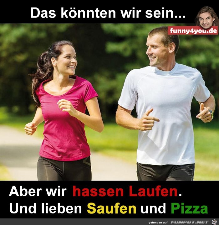 Saufen und Pizza