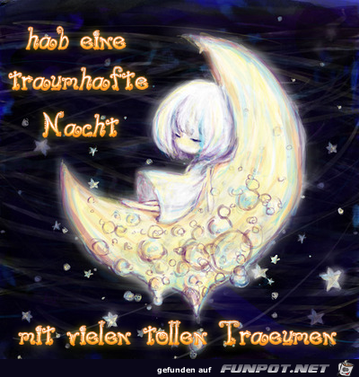 Hab eine traumhafte Nacht