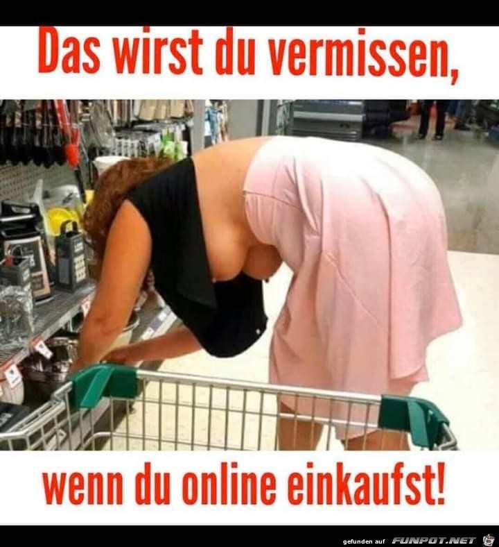 Das wirst du vermissen, wenn du online einkaufst