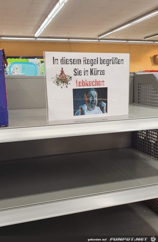 Hier gibt es in Krze Lebkuchen