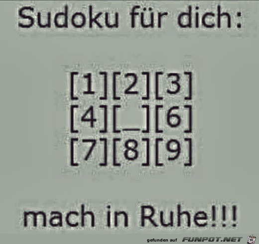 Schweres Sudoku