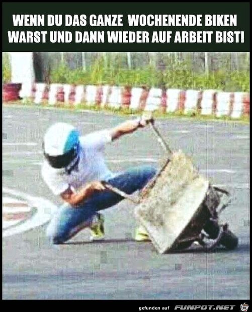 Wieder auf der Arbeit