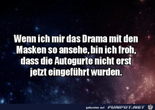 Drama mit den Masken