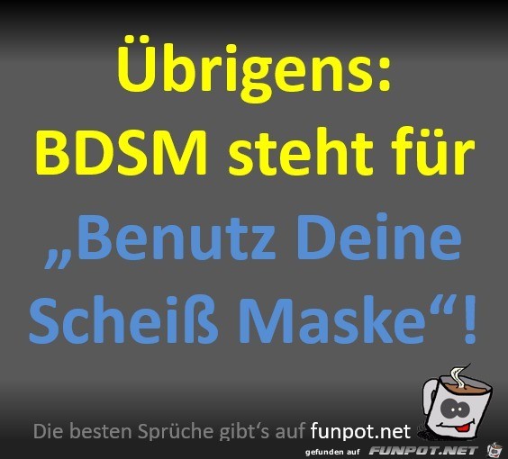 Benutz deine Maske