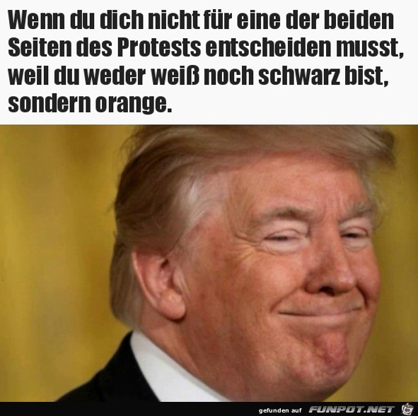 Wie gut wenn man orange ist