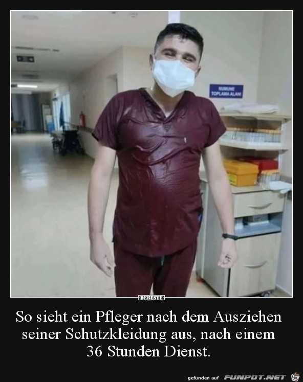 So sieht ein Pfleger aus