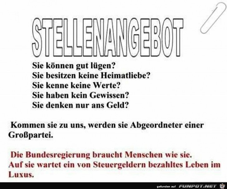 Stellenangebot