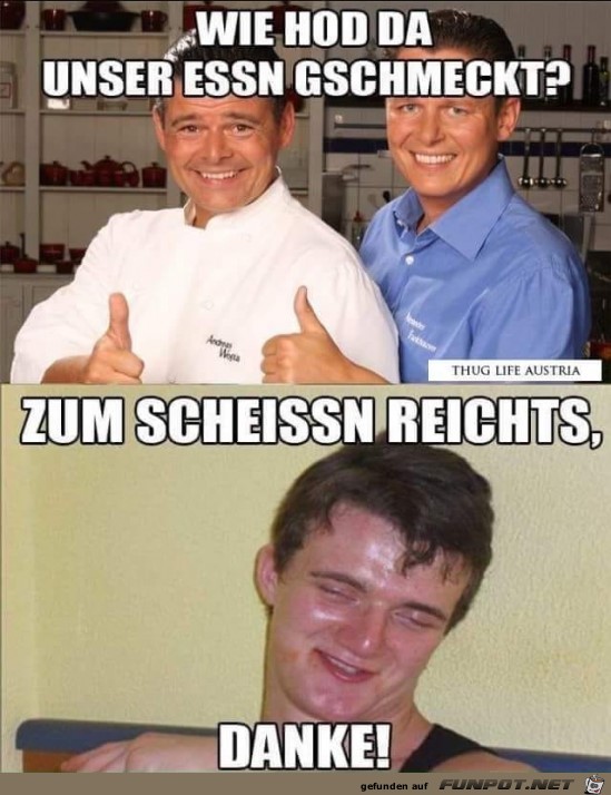 Hats geschmeckt