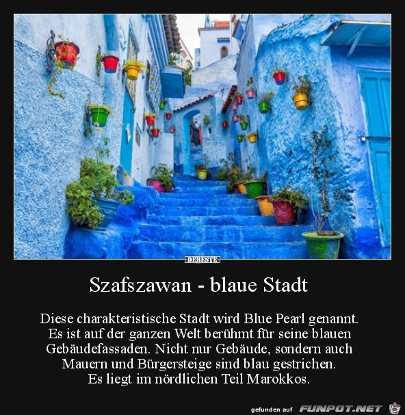 Die blaue Stadt