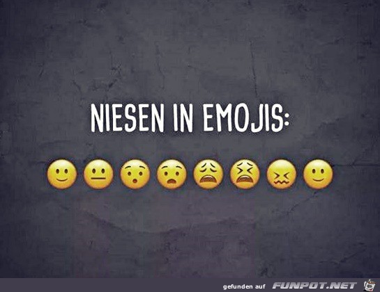 Niesen in Emojis