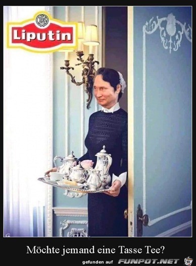 Putin serviert Tee