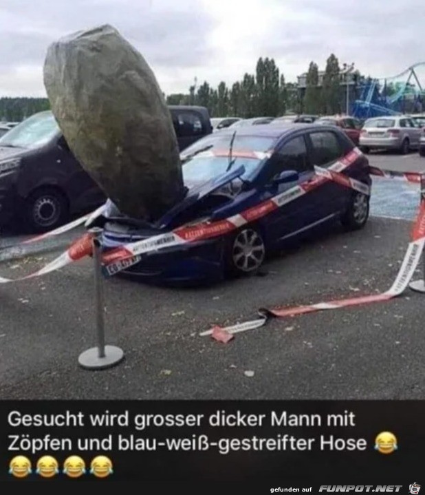 Gesucht wird groer dicker Mann...