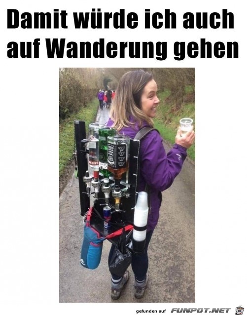 So geh ich auch wandern