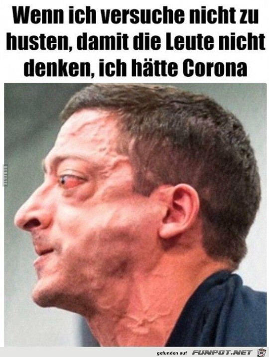 Ich versuche nicht zu husten