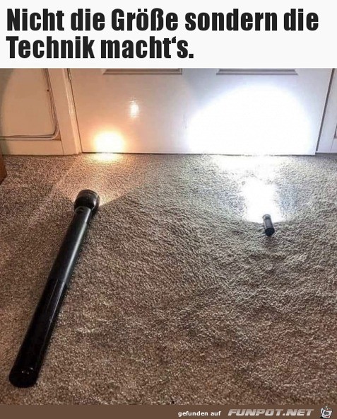 Nicht die Größe machts Nicht die Größe machts