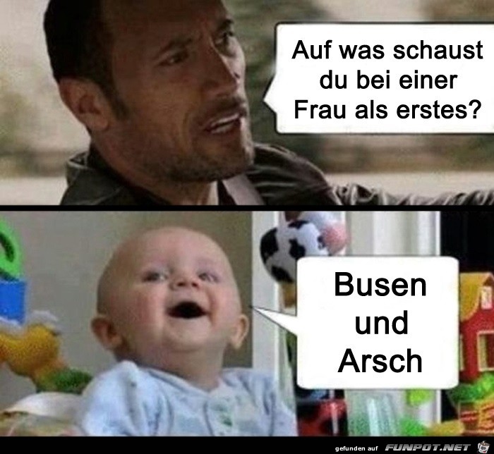 Busen und Arsch