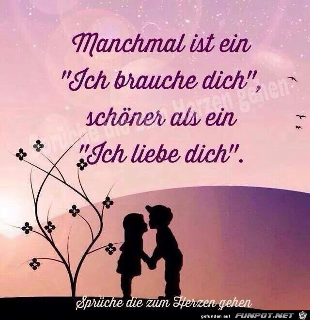 Manchmal ist ein...