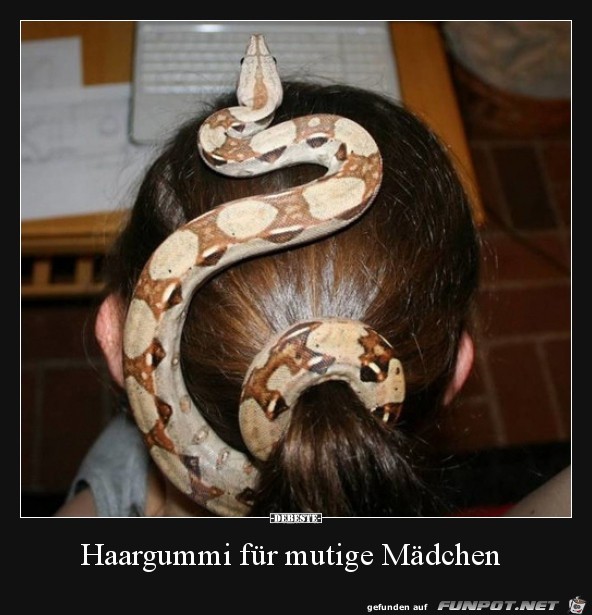 Haargummi fuer Mutige Maedchen