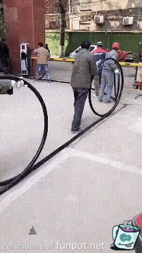 Da rollt man eine Weile Da rollt man eine Weile