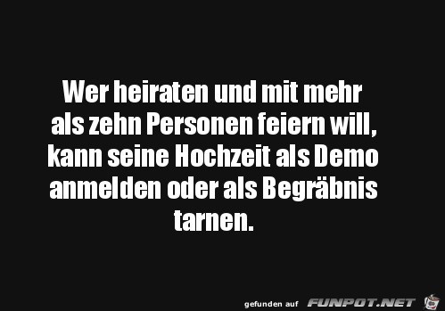 Mit mehr als 10 Personen feiern