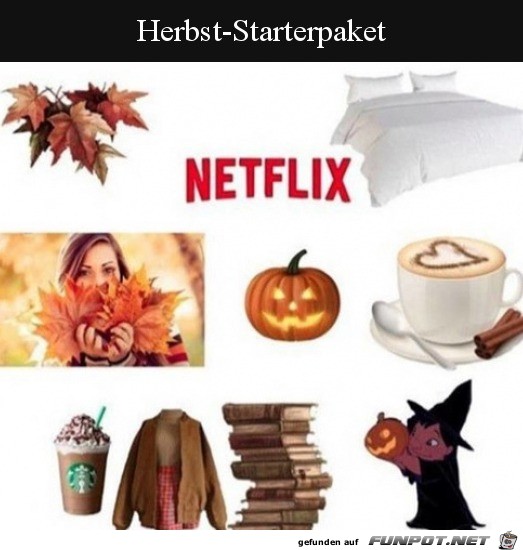 Das Starterpaket fr den Herbst