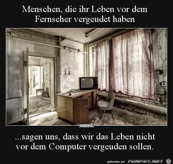 Leben vor dem Fernseher