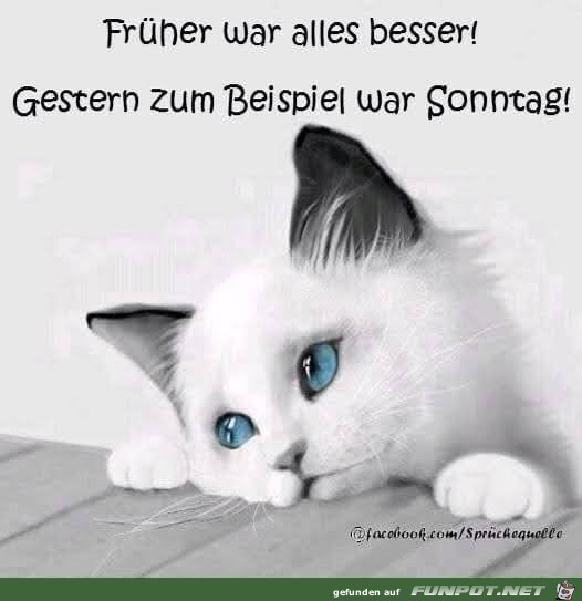 Frher war alles...