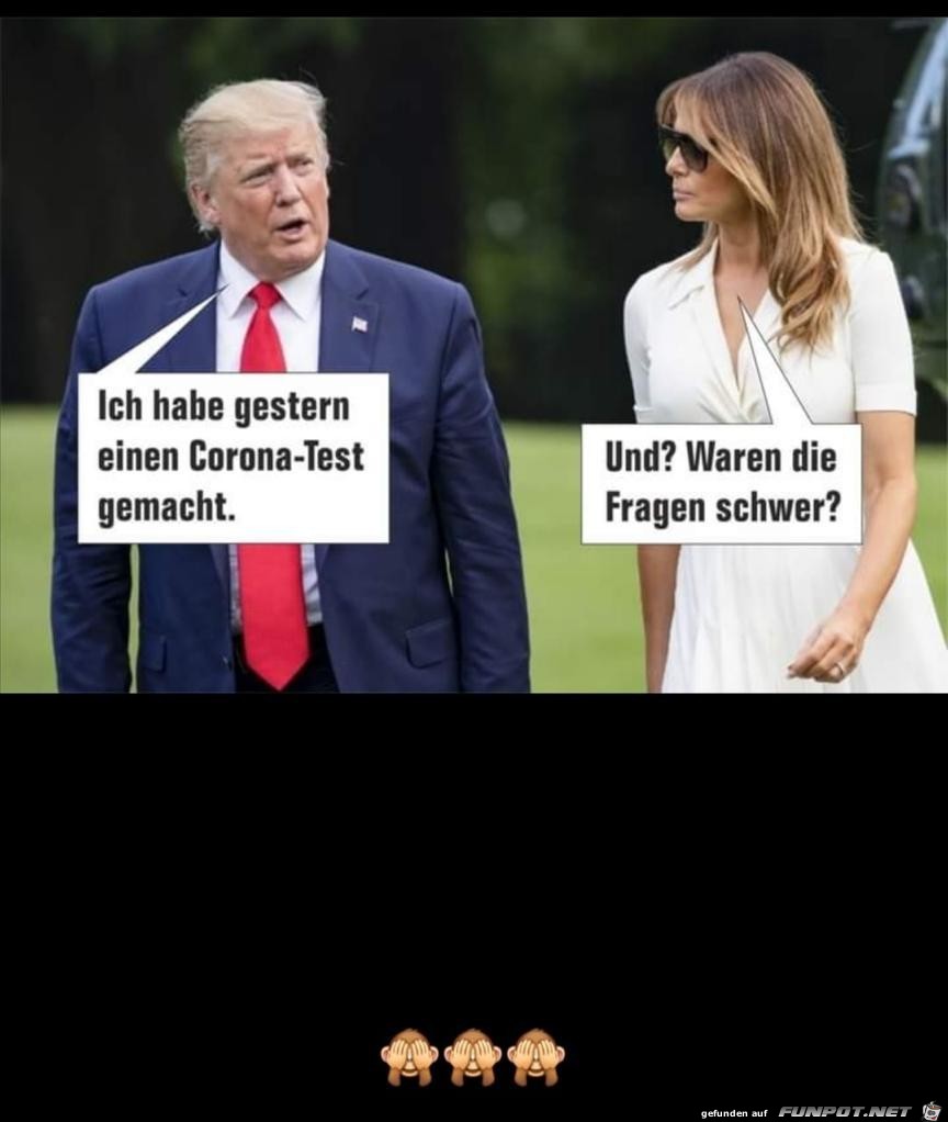 Habe einen Coronatest gemacht