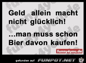 Geld allein...