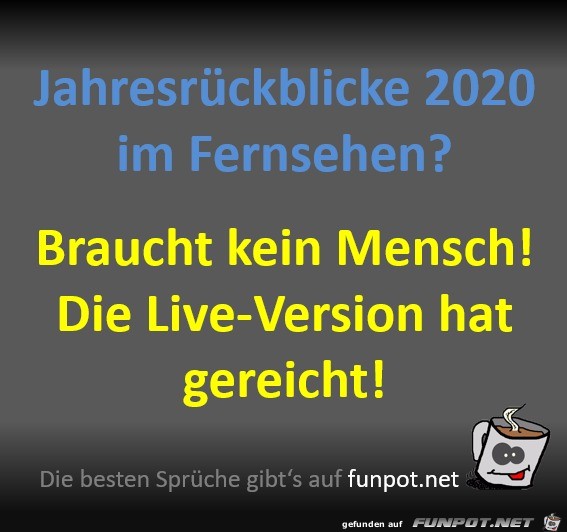 Jahresrckblick 2020