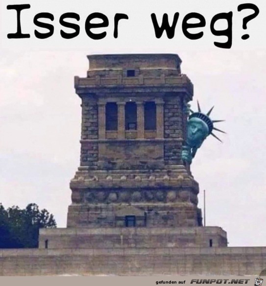 Ist er weg?