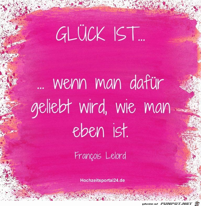 Glck ist...