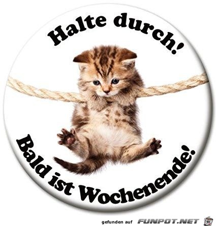 Bald ist Wochenende