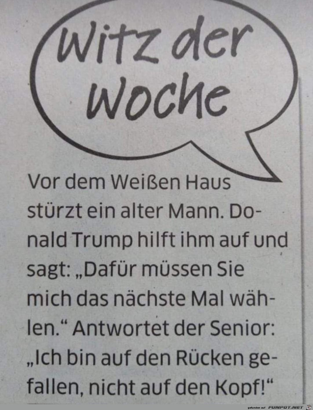 Witz der Woche