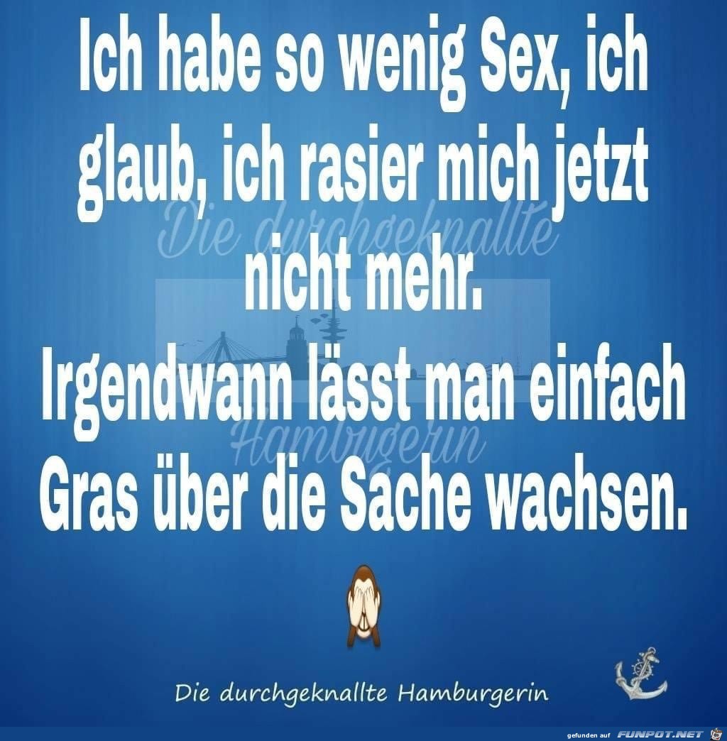 Gras ber die Sache wachsen lassen