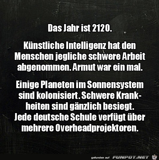 Im Jahr 2120