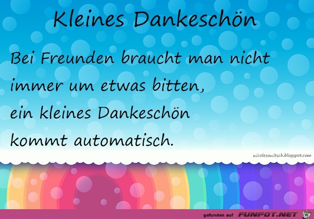 Kleines Dankeschn